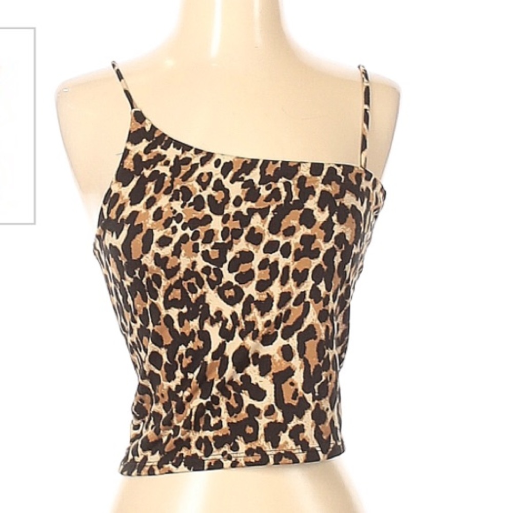 LA Hearts Cheetah print tank top